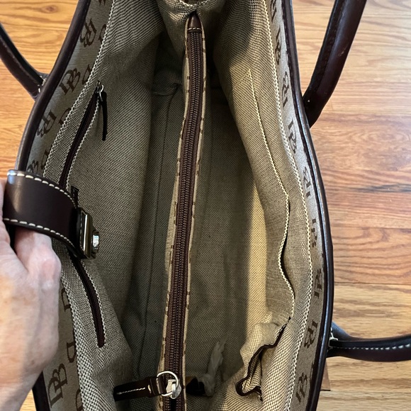 Dooney & Bourke Signature Canvas Satchel, Excellent - Picture 15 of 16